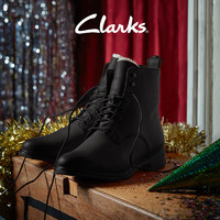 Clarks其乐女鞋秋秋冬经典款皮靴女时尚马丁靴潮流切尔西靴女靴