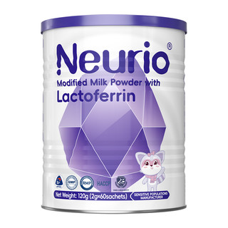 neurio 紐瑞優 纽瑞优乳铁蛋白调制乳粉宝宝儿童营养品调制乳粉免疫版120g