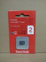 SanDisk 闪迪 送卡套 sandisk闪迪 tf 2g  micro sd卡 手机内存卡 老款相机卡 车载sd卡存储卡 如意卡 存储卡非sdhc低速卡