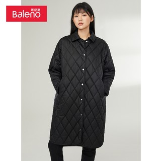 Baleno 班尼路 纯棉长袖女翻领棉服