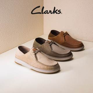 Clarks 其乐 『大品牌折扣』Clarks其乐男鞋自然系列2023一脚蹬舒适透气系带休闲皮鞋