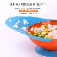 boon 吸盘儿童碗宝宝碗勺辅食碗婴幼儿餐盘自主进食勺子训练碗防摔