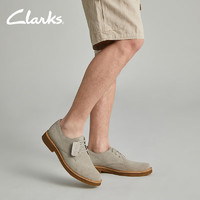 Clarks其乐匠心系列男款英伦正装皮鞋经典德比鞋休闲皮鞋结婚鞋 灰色 261761077  41