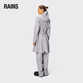 RainsRains 女士休闲防水风衣 时尚简约中长款雨衣外套 Curve W Jacket 沙丘黄 XS