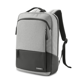 新秀丽（Samsonite）时尚双肩包商务通勤笔记本电脑包大容量轻便书包NU4 浅灰色