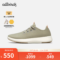 Allbirds Wool Runner Mizzle冬季羊毛晴雨鞋防泼水休闲男女鞋 20年-豆蔻绿 40 男码