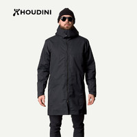 HOUDINI胡丁尼 One Parka 唯衣 男款户外保暖防风防水硬壳带帽大衣外套 True Black（黑色、真黑） M