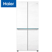 Haier 海尔 白巧系列475L十字双开四开门电冰箱一级能效BCD-475WGHTD1BGZU1