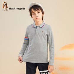 Hush Puppies 暇步士 儿童长袖Polo衫