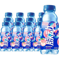 Mizone 脉动 饮料600ml*15瓶整箱 青柠桃子味维生素果味饮料年货饮品 桃子味400ml*12瓶