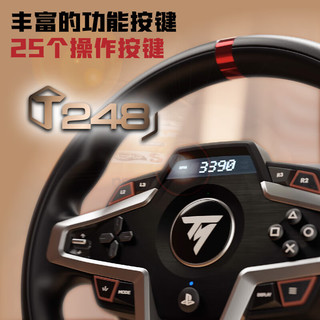 图马思特（THRUSTMASTER） T248P方向盘赛车模拟驾驶游戏方向盘GT7神力科莎尘埃拉力 【竞速套装】T248P+TH8A
