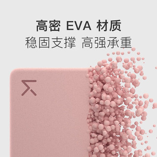 Keep 瑜伽砖辅助拉伸磨砂稳固防滑瑜伽舞蹈EVA环保材质 烟灰粉一对装 烟灰粉 一对装