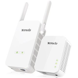 腾达（Tenda）PH5 1000M 千兆无线电力猫穿墙宝套装 WiFi信号放大器 WiFi扩展 搭配无线路由器使用  