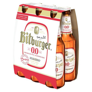 碧堡脱醇啤酒330ml 德国原装进口无酒精无醇小瓶装 原碧特博格啤酒 脱醇330mL*6瓶（2024/4/16)