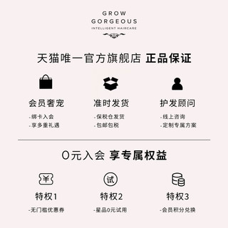 GROW GORGEOUS GrowGorgeous丰盈蓬松洗护旅行装260ml