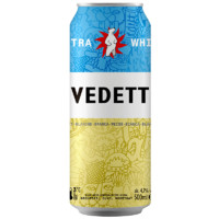 88VIP：VEDETT 白熊 啤酒小麦啤酒精酿白啤酒500ml*1罐装