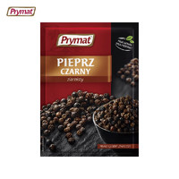 Prymat 波美 波兰进口 波美黑胡椒粒20g/袋 健身轻食香辛料便携替换装