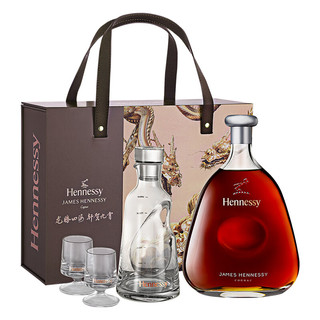 轩尼诗（Hennessy）詹姆士700ml 2024年龙年带酒樽+杯礼盒洋酒 年货节 宝树行 700mL 1瓶