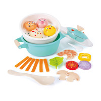 Hape过家家玩具 切切乐玩具小孩儿童厨房做饭早教 E3202 小厨师蒸汽锅