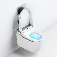 KEORH 壁挂式智能马桶墙排小户型崁入隐藏水箱全自动悬空坐便器989