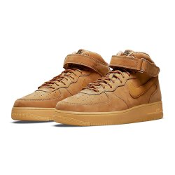 nike耐克空军一号男鞋nikeairforce1小麦色运动休闲板鞋dj9158200