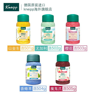 克奈圃（Kneipp）沐浴盐500g身体磨砂膏温和去角质鸡皮持续留香泡澡泡脚浴盐 山金车矿泉浴盐500g/瓶