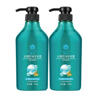 蜂花 750ml+100ml去屑控油洗发水皂角精华强韧发丝丰盈蓬松秀发