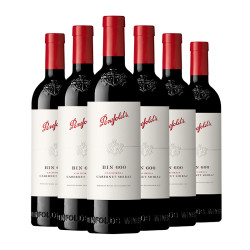 penfolds奔富bin600红酒整箱设拉子赤霞珠进口干红葡萄酒750ml6
