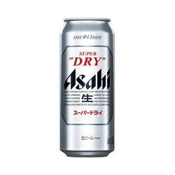 Asahi 朝日啤酒 日本直邮日本直邮 朝日 Asahi 经典生啤 辣口  5度 500ml 北海道