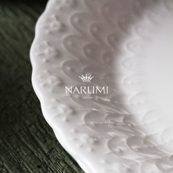 NARUMI 鸣海 日本NARUMI/鸣海Silky White 碗（3只装）14cm/17cm纯白碗  骨瓷面碗 14cm碗3只装