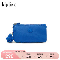 Kipling男女款轻便帆布包2024春季男士钱包卡包手拿包|CREATIVITY L L-哈瓦-那蓝