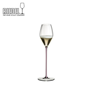 醴铎RIEDEL高雅棱镜系列香槟杯粉杆 手工酒杯 375ml 单支装