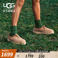 UGG 春季男女同款休闲舒适纯色平底塔斯曼时尚便鞋 1152747 SAN | 沙色 39.5