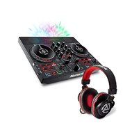Numark 内置扬声器的 DJ 控制器和封闭式耳机套装 Pa