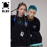 MLMRoutletsv MLMR春季男女同款百搭街头时尚潮流LOGO印花个性白色美式卫衣男装