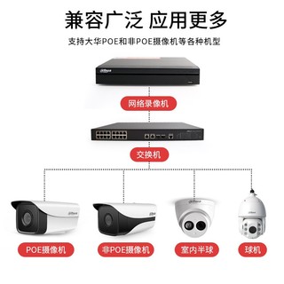 大华(dahua)4路硬盘录像机DH-NVR2104HS-HD/H网络摄像头NVR高清监控主机 含1块2TB监控硬盘