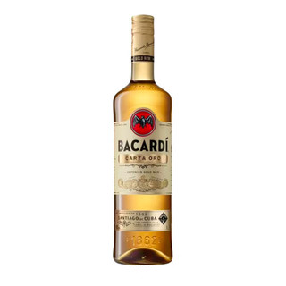 百加得（Bacardi）金朗姆酒 波多黎各洋酒 1000ml年货