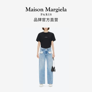 Maison Margiela马吉拉阔腿低腰宽松露袋牛仔裤子 470海军蓝 L42