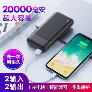 REMAX 睿量 RPP-166 移动电源 黑色 20000mAh micro usb