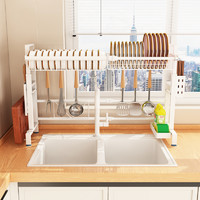 厨房洗碗池置物架不锈钢水槽放碗架沥水架单层碗碟架碗盘收纳