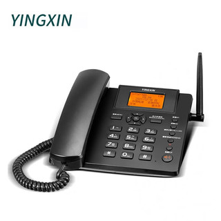 盈信盈信(YINGXIN)全网通4G5G无线插卡兼容2G3G网 办公家用固定电话VOLTE高清语音通话座机坐机卡固话 4G23型全网通黑色