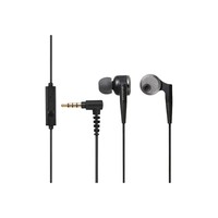 ELECOM 宜丽客 立体声耳机入耳式φ10毫米重低音黑色EHP GB10