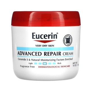 美国Eucerin优色林保湿霜提供长久保湿缓解干燥皮肤454g