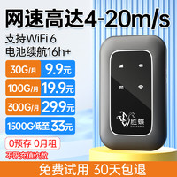胜蝶 随身wifi6免插卡移动wifi网通用无限网卡便携式4g路由器无线wifi通用流量2023款5 4G
