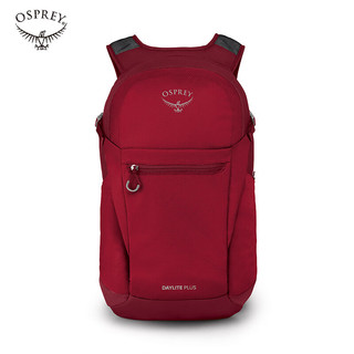 OSPREY 小鹰 Daylite Plus日光+20升多功能双肩包户外旅游通勤电脑包 红色