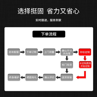 挺固 超甲级防盗门暗铰链全水发泡填充入户门加高门头安全门智能锁 镶嵌式可视智能锁 2050*960