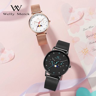 welly merck威利默克瑞士品牌手表对表百搭小众轻奢男女防水 对表 022M/024L
