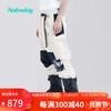 NOBADAY ×零夏滑雪裤单板男女同款宽松防水透气保暖雪裤长裤 乳白色 M