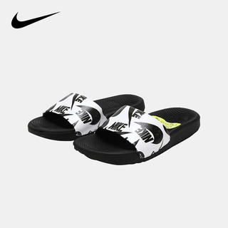 NIKE 耐克童鞋 Kawa Slide 男童凉拖鞋夏季儿童一字拖 CT6619-100 28码 适合脚长17cm