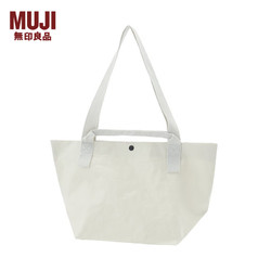 MUJI 無印良品 无印良品 MUJI 聚丙烯膜托特包 NG0D0A2S 浅米色 迷你